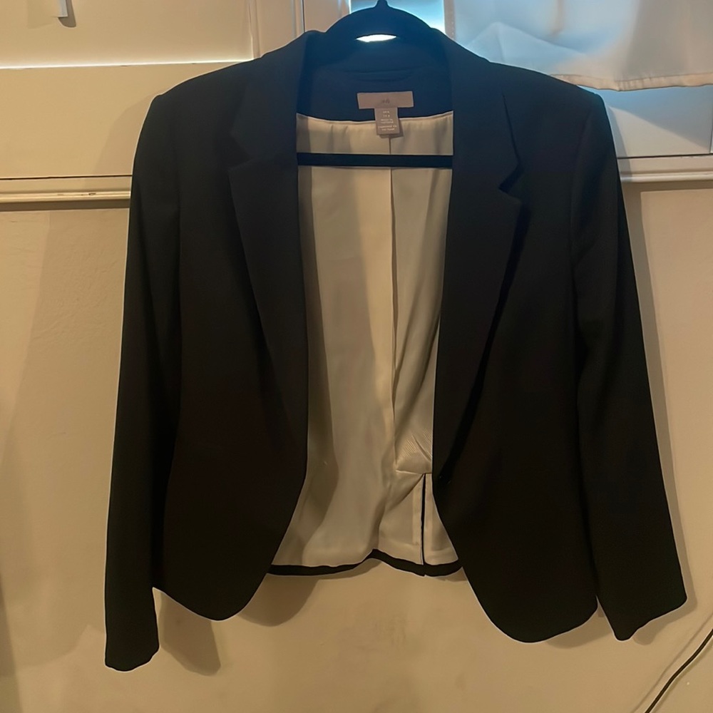 H&M dark green blazer
